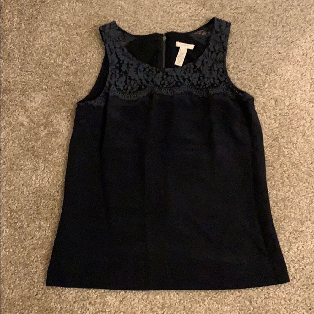 J.Crew Lace Tank, Size 2